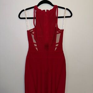 Herve Leger Red Dress